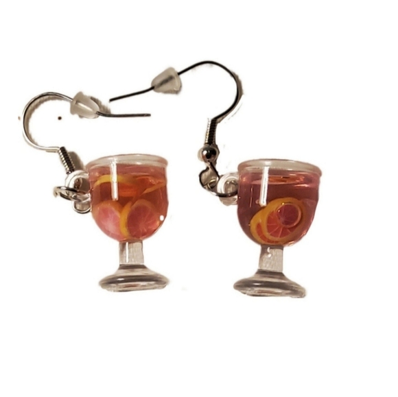 Miniature Fruit Cocktail Earrings - Picture 9 of 15